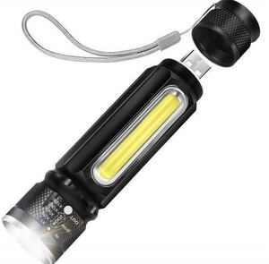 作業灯 懐中電灯 ハンディライト 充電式 LED COB 高輝度LED 3500ルーメン USB