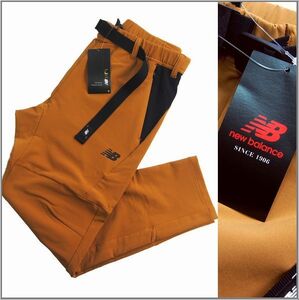 新品 秋冬 ゴルフにお勧め ニューバランス new balance GOLF ゴルフウェア ストレッチ ウーブンパンツ M テーパードシルエット