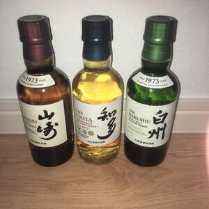 サントリー 山崎 白州 知多 飲み比べセット 180ml ミニボトル