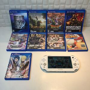 PlayStation Vita Wi-Fiモデル PCH-2000+32GBメモリーカード付、ソフト9個付き 動作品