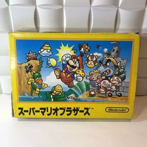 ファミコンソフト スーパーマリオブラザーズ 箱 取扱説明書付き
