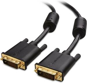 Cable Matters DVI ケーブル DVI-D ケーブル 金メッキ端子 2K解像度 2m DVI-D デュアルリンクケー