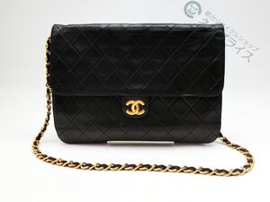 ◆S9330 CHANEL シャネル マトラッセ ココマーク プッシュロック チェーン ショルダー バッグ