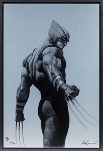 Sideshow боковой shouuruva Lynn meta искусственная приманка to принт ma- bell Marvelji-kre-Art Prints Wolverine - Black & White. производства исходная картина 