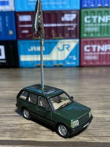 * Range Rover green memory stand * original processed goods memory clip car miscellaneous goods stationery hand made 