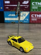 ◎RUF CTR メモスタンド◎オリジナル加工品 メモクリップ 車雑貨 文具 ハンドメイド ルーフ ポルシェ Porsche 911_画像1