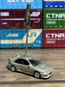 * Subaru Impreza WRX 22B silver memory stand * original processed goods memory clip car miscellaneous goods stationery hand made SUBARU