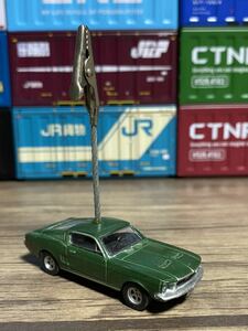 * Ford Mustang green memory stand * original processed goods memory clip car miscellaneous goods stationery hand made Ford