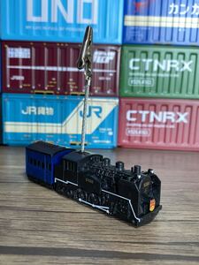 *C11 SLniseko number memory stand 2* original processed goods memory clip car miscellaneous goods stationery hand made steam locomotiv National Railways JR railroad 