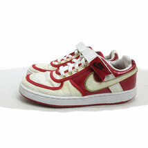 y■【24cm】ナイキ/NIKE Vandal Lowバンダル ロー パテントスニーカー■赤LADIES/F48【中古】_画像1