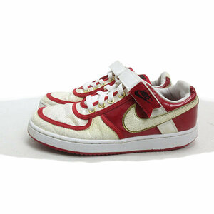 y■【24cm】ナイキ/NIKE Vandal Lowバンダル ロー パテントスニーカー■赤LADIES/F48【中古】