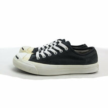 k■【24.5cm】コンバース/CONVERSE ジャックパーセル キャンバススニーカーLOW/黒/LADIES■89 【中古】_画像1