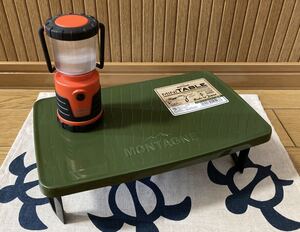 【新品未使用】軽量コンパクト 折りたたみ ミニテーブル カーキ 日本製