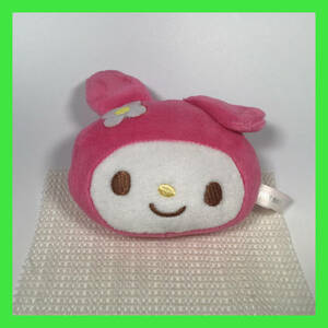 N-1439☆　マイメロディー　Sanrio　サンリオ人気キャラクター　マイメロ　My Melody　ぬいぐるみ　ボールチェーン？ストラップ？が欠損