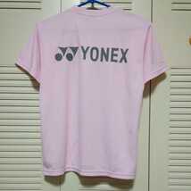 ★【古着】YONEX(ヨネックス)　半袖　Tシャツ(スポーツウエア)　SSサイズ　ピンク　たぶんメンズだと思われます(^_^;)_画像5