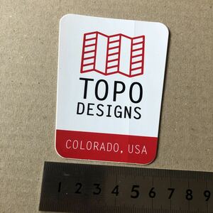 送料無料 ★即決 TOPO DESIGNS ステッカー ★ トポデザイン コロラド USA シール デカール アウトドア