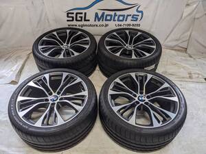 BMW F16 X6 純正 21in 10J +38 11.5J +40 PCD120 ダブルスポークスタイリング F15 X5 F16 X6 流用に Mpower