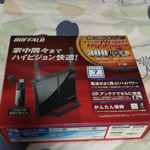 BUFFALO 無線LANルーターWHR-HP-G300N/Uジャンク品