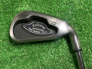 SAI-705　中古　単品アイアン　キャロウェイ Callaway GOLF　PRO SERIES　X-16　4番アイアン　純正スチール　Flex 不明