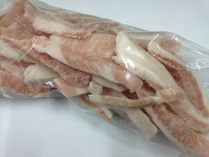 訳あり　大特価　（500ｇｘ2袋セット合計1ｋｇ）　冷凍　豚トロスライス　　ピートロ　アメリカ産
