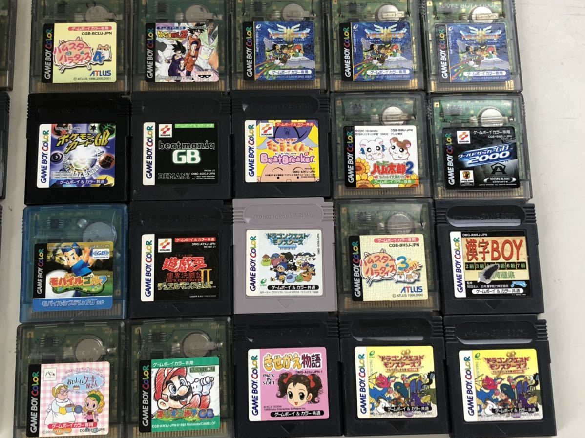 世界的に ジャンク 現状品 1/4 色々96本 ソフトのみ BOY/ゲームボーイ ...