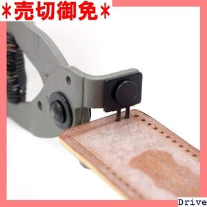 売切御免 レザーパンチ 4mm-2歯 使用便利 省力化 ハンドメイド DIY用品 ベルトホー 穴あけパンチ レザークラフト 3