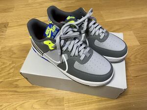 【新品】NIKE ナイキ Air Force 1 React エア フォース 1 リアクト スニーカー 28cm グレー