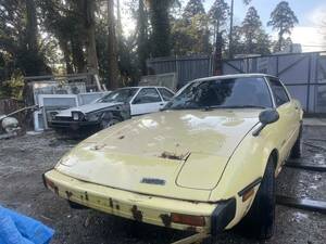 RX-7 Savanna SA22C S53 year car mileage number is little . therefore . one time delete document equipped parts is not car wholly as 