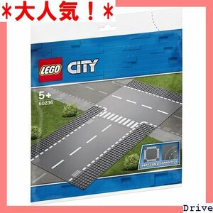 大人気！ レゴ 電車 車 男の子 おもちゃ ブロック 60236 直線道路とT字路 ロードプレート シティ LEGO 166