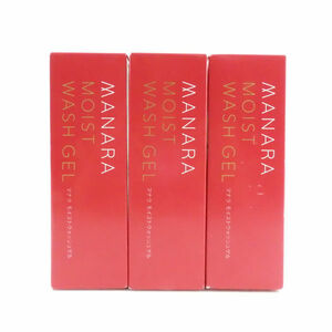 【未使用 美品】MANARA マナラ モイストウォッシュゲル 美容液洗顔料 3点 120ml BM3369T