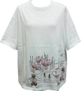 ムーミン ビッグTシャツ 水面 BIGサイズ MM-6884WH　