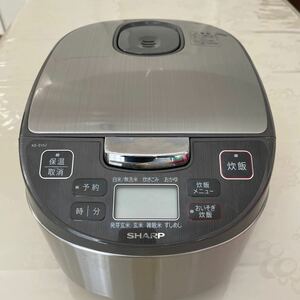 シャープ SHARP 5.5合炊きジャー炊飯器 (KS-S10J) シルバー