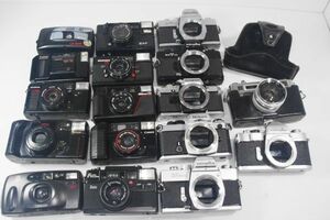 フィルムカメラ Nikon L35 Canon autoboy2 Minolta srt101 etc 17点 set まとめ ジャンク 動作未確認 K144