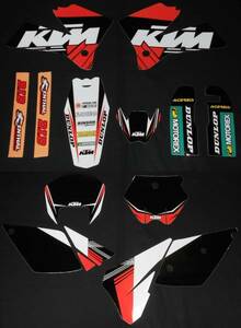 2005 2006 KTM SX EXC シリーズ デカール グラフィック キット 2
