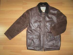 *Scapa OF SCOTLAND cow leather &ko-tiroi field coat * tea sizeM*