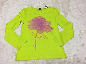  new goods GAP spangled race flower pattern long T130 neon 