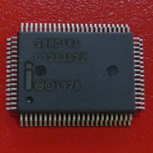 [. warehouse CPU discharge 015]intel 80186 S80C186 L1213622 QFP