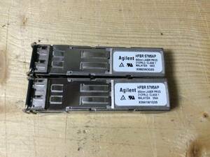 A2252)　Agilent HFBR 57M5AP 2GB FC 850nm SFP モジュウル　2本　中古