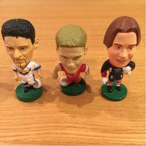 中古 コリンシアン　サッカー フィギュア 3体セット バッジョ オーウェン Roberto Baggio Michael Owen