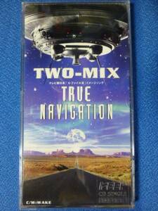 8cmCD◆TWO-MIX／TRUE NAVIGATION(「Xーファイル」イメージソング)　c/w WAKE　◆短冊形プラケース付　2002