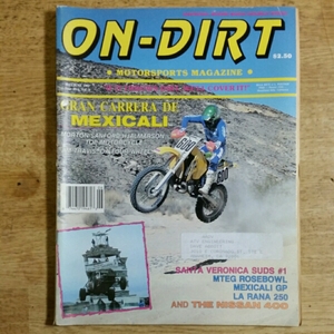 1991 ON-DIRT MOTORSPORTS MAGAZINE 5/6月号