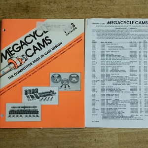 1993 MEGACYCLE CAMS catalog 