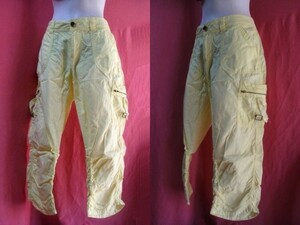 USED n,n, pants size W73 cream 