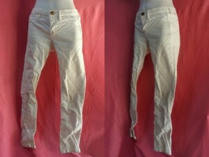 ＵＳＥＤ キッズ GAP ラメ入りジーンズ サイズ140 白色