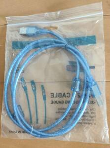 ★未使用品 A―B タイプ USB2.0 ケーブル プリンター等用 1.5メートル 送料無料 388 円