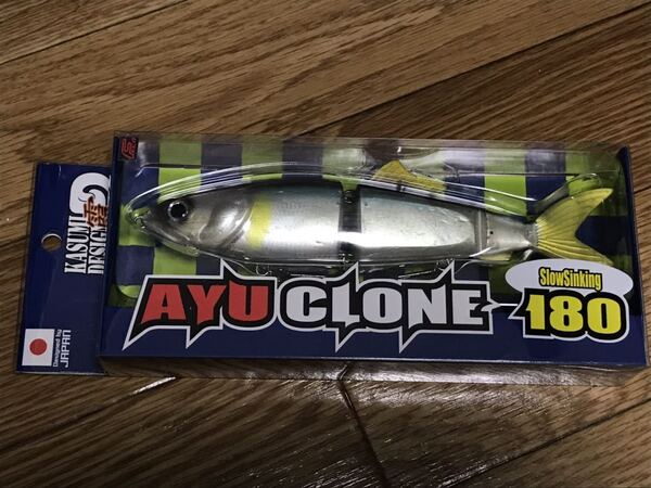 送料無料 アユクローン 180 若アユ 霞デザインオフィス ビッグベイト 霞Design AYU CLONE スローシンキング