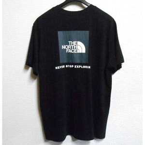 TheNorthFace*ノースフェイス*US:XXL/ブラック/ボックスロゴプリント半袖Tシャツ