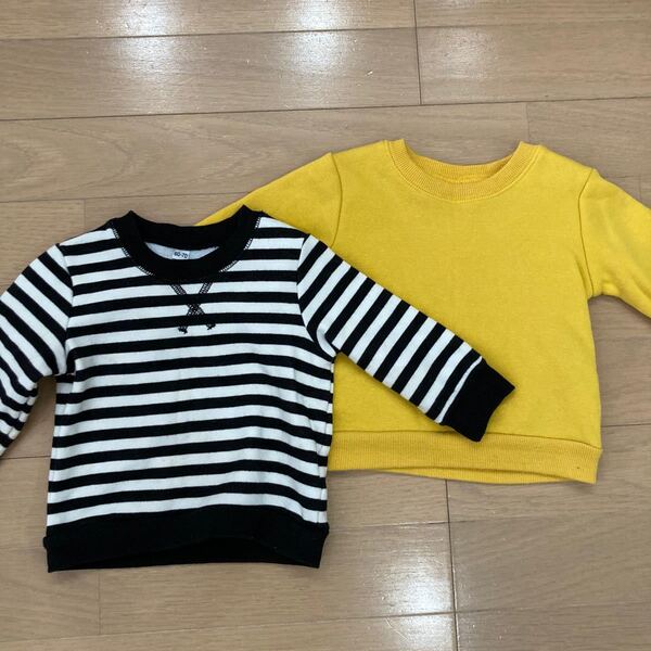 ベビー服 トレーナー 裏起毛 60〜70