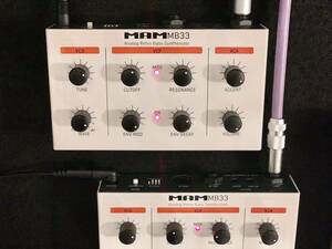 (新品）TB303 クローン MAM MB 33 (新品.マニュアル付）① 1台 TR909 TR808 MC201TR707 S12000 ARP MOOG JUNO106 SH 