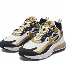 Nike Air Max 270 React Air Max 270 React Gold/White/Black CW7298-100新品27.5㎝_画像1